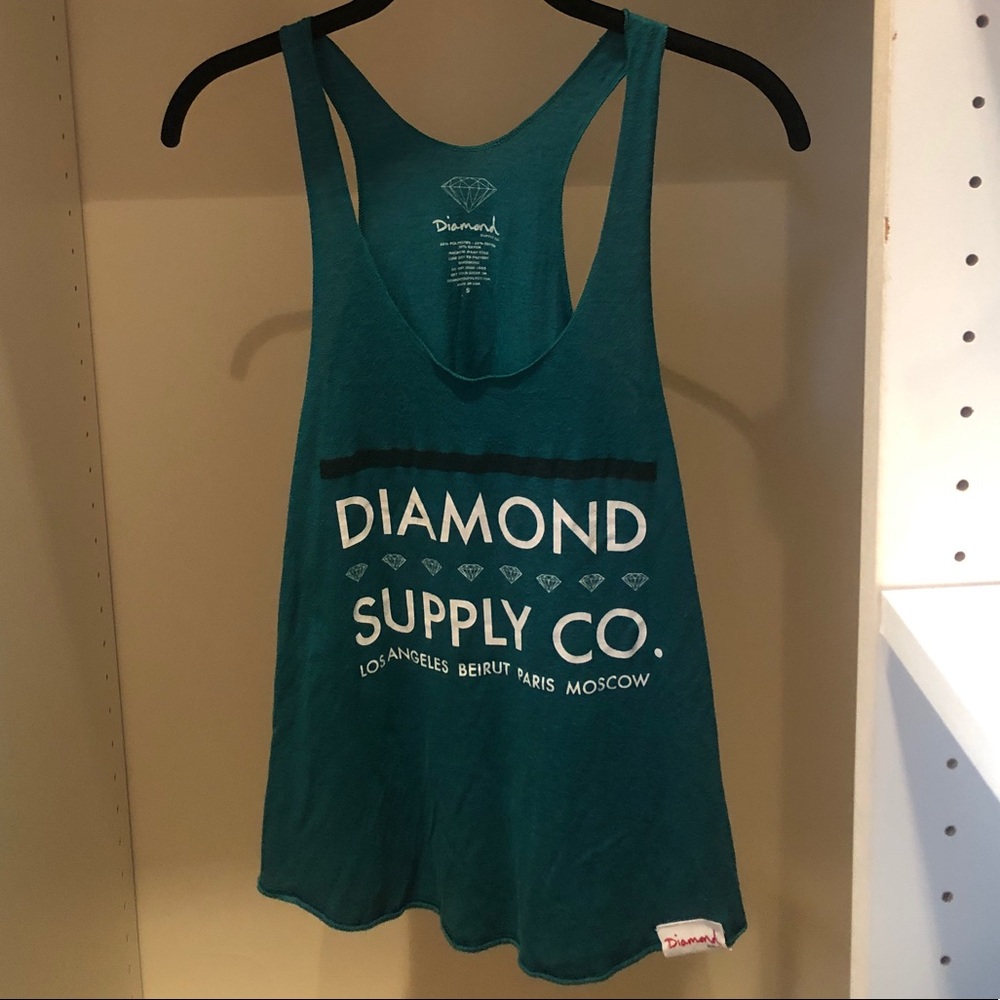 Diamond Supply Co. Women’s Teal Tank Top